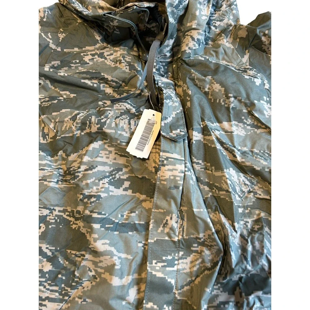 ORC Industries Parka Improved Rainsuit Jacket Men's Small Green‎ Camouflage